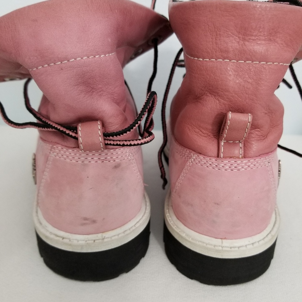 Timberland Pink Boots 11419-2 S5 - Picture 5 of 8